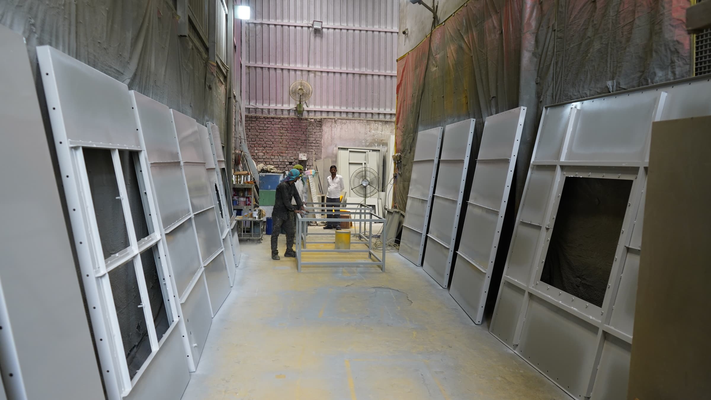 OptiFinish manufacturing — factory floor