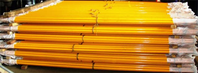Steel tube and pipe coating